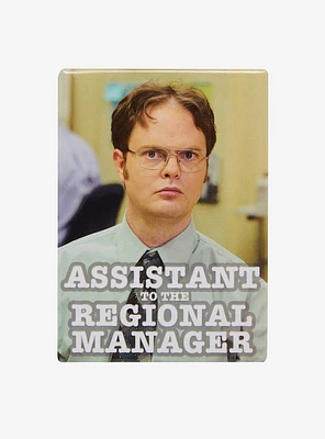 The Office Dwight Schrute Assistant to the Regional Manager Flat Magnet