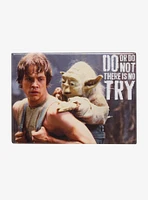 Star Wars Luke & Yoda Do or Do Not Flat Magnet