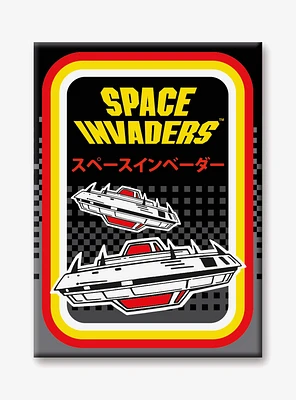 Space Invaders Spaceships Flat Magnet