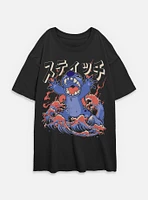 Disney Lilo & Stitch Kaiju Womens Oversized T-Shirt BoxLunch Web Exclusive
