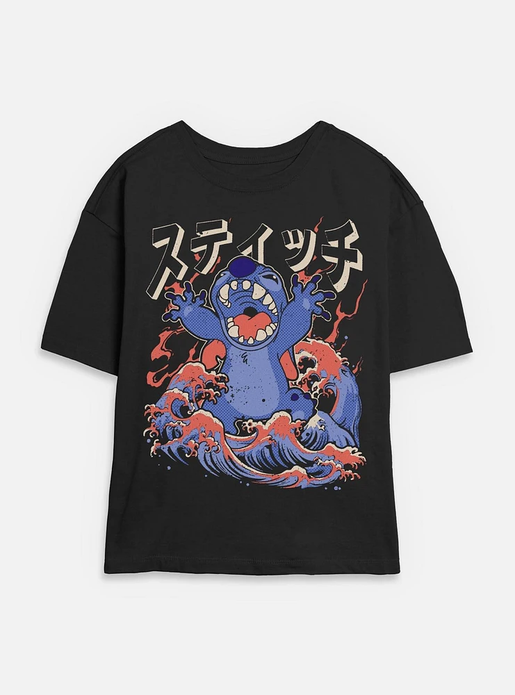 Disney Lilo & Stitch Kaiju Womens Skimmer T-Shirt BoxLunch Web Exclusive