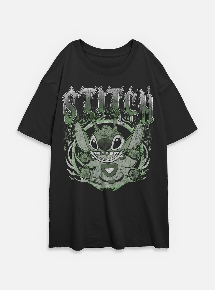 Disney Lilo & Stitch Experiment 626 Womens Oversized T-Shirt BoxLunch Web Exclusive