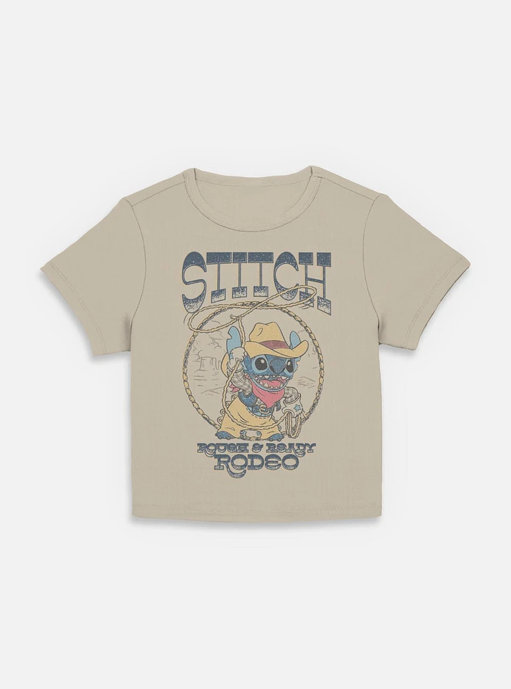 Disney Lilo & Stitch Rough Ready Rodeo Womens Baby T-Shirt BoxLunch Web Exclusive