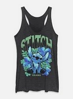 Disney Lilo & Stitch Dark Floral Womens Tank Top BoxLunch Web Exclusive