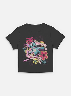 Disney Lilo & Stitch Surf Ohana Forever Womens Baby T-Shirt BoxLunch Web Exclusive