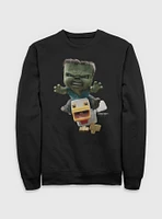 A Minecraft Movie Chicken Jockey Sweatshirt