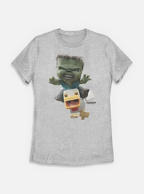 A Minecraft Movie Chicken Jockey Womens T-Shirt