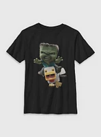 A Minecraft Movie Chicken Jockey Youth T-Shirt