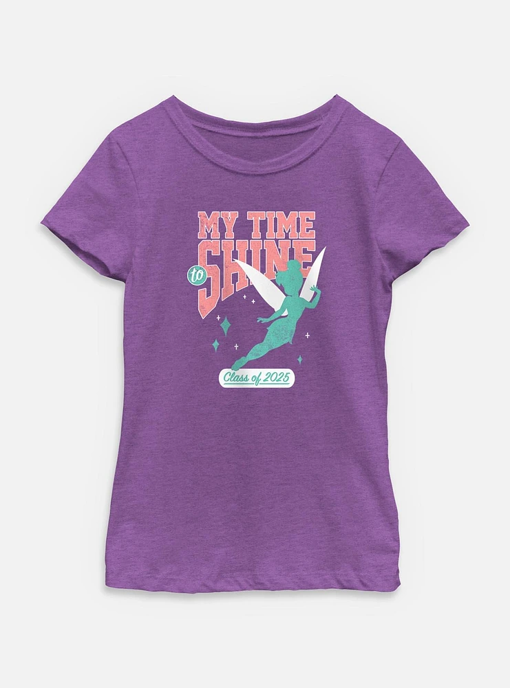Disney Tinker Bell Time To Shine 2025 Youth Girls T-Shirt