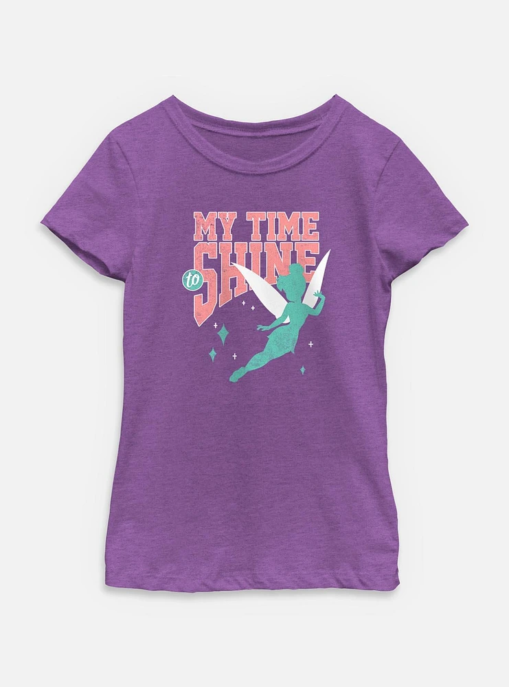Disney Tinker Bell Time To Shine Youth Girls T-Shirt
