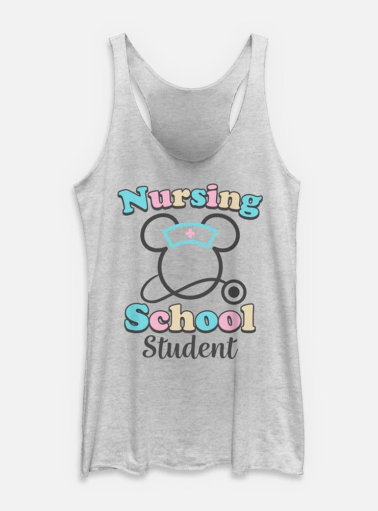 Disney Minnie Mouse Nursing School Student Womens Tank