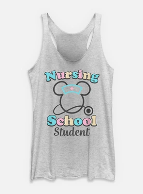Disney Minnie Mouse Nursing School Student Womens Tank