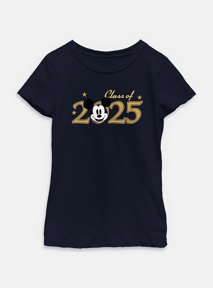 Disney Mickey Mouse Class Of 2025 Youth Girls T-Shirt