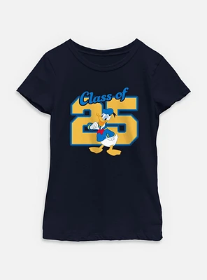 Disney Donald Duck Class Of 2025 Youth Girls T-Shirt