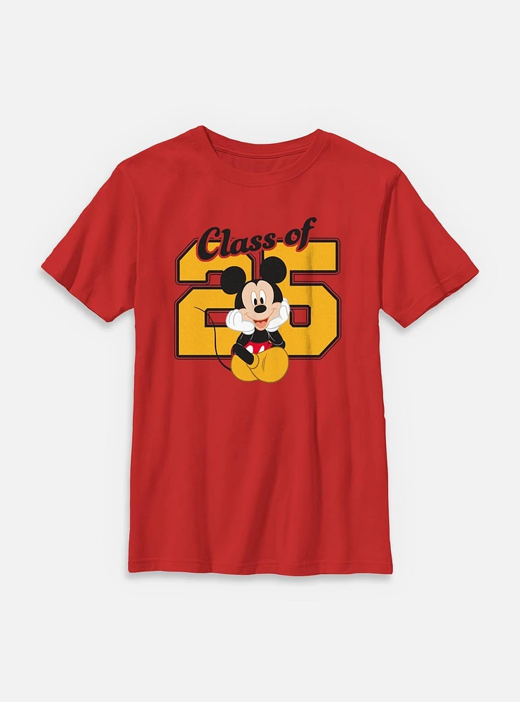 Disney Mickey Mouse Class Of 25 Youth T-Shirt