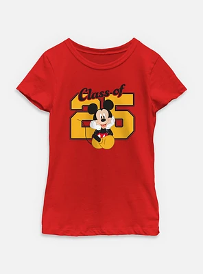 Disney Mickey Mouse Class Of 25 Youth Girls T-Shirt