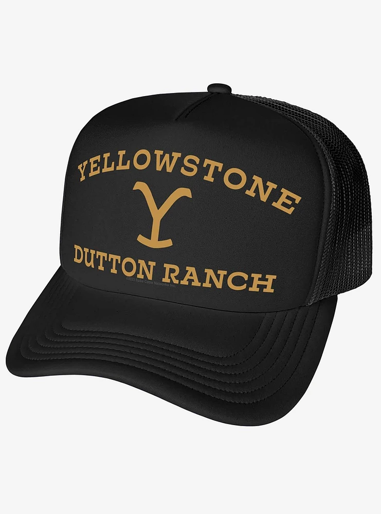 Yellowstone Arched Logo Foam Trucker Hat
