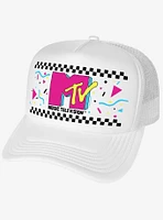 MTV 80's Checker Party Foam Trucker Hat