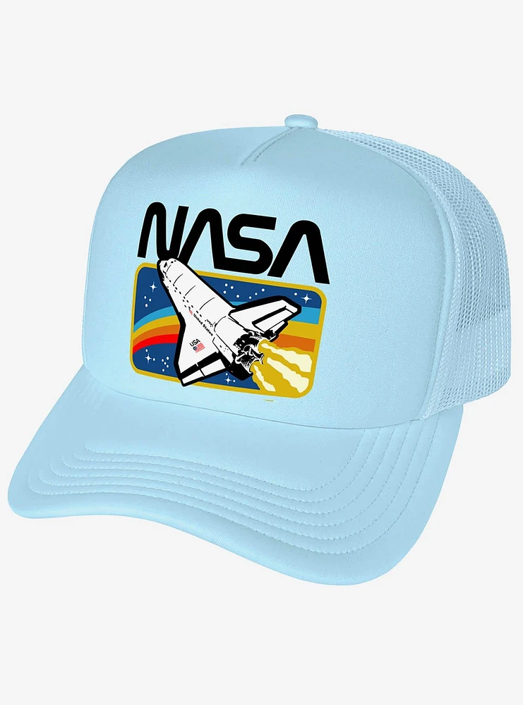 NASA Retro Shuttle Rectangle Foam Trucker Hat