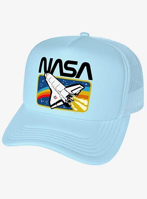 NASA Retro Shuttle Rectangle Foam Trucker Hat