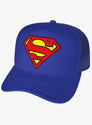 DC Comics Superman Classic S-Shield Logo Foam Trucker Hat