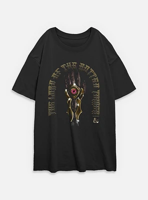 Dungeons & Dragons Hand Of Damned Womens Oversized T-Shirt