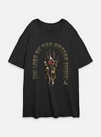 Dungeons & Dragons Hand Of Damned Womens Oversized T-Shirt