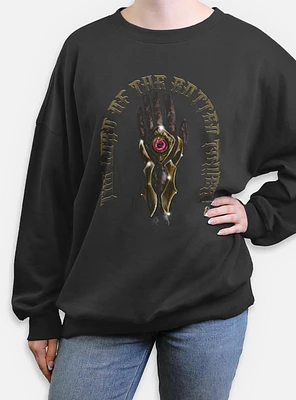 Dungeons & Dragons Hand Of Damned Womens Oversized Sweatshirt