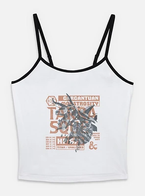 Dungeons & Dragons Terrasque And Stats Womens Cami