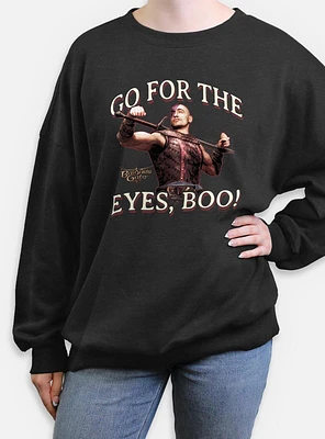 Dungeons & Dragons Go For The Eyes Womens Oversized Sweatshirt