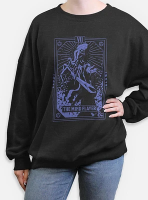Dungeons & DragonsThe Mind Flayer Tarot Womens Oversized Sweatshirt