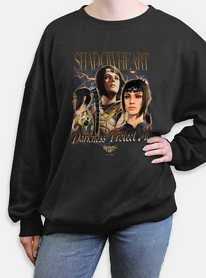 Dungeons & Dragons Shadowheart Montage Womens Oversized Sweatshirt