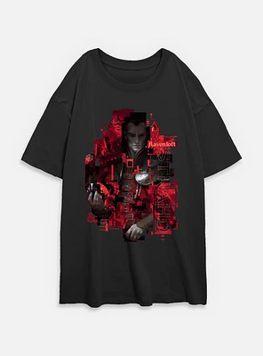 Dungeons & Dragons Ravenloft Strahd Womens Oversized T-Shirt