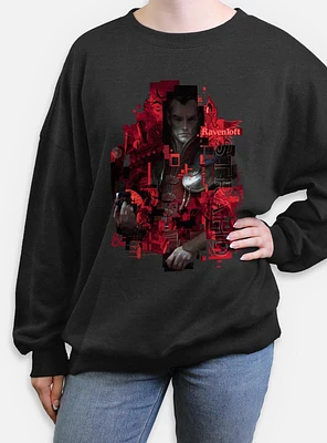 Dungeons & Dragons Ravenloft Strahd Womens Oversized Sweatshirt