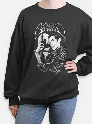 Dungeons & Dragons Death Metal Clash Of Strahd Womens Oversized Sweatshirt