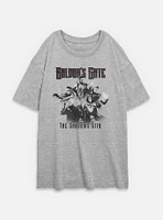 Dungeons & Dragons Baldurs Gate The Shadows Stir  Womens Oversized T-Shirt
