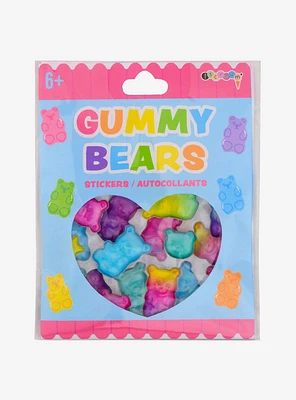 Gummy Bears Gel 3D Sticker Set