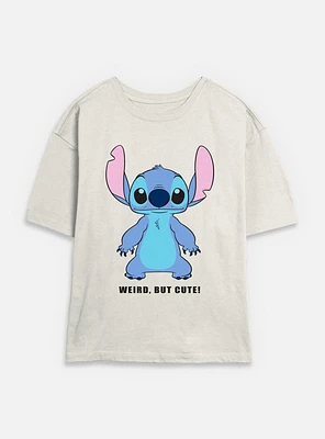 Disney Lilo & Stitch Weird But Cute Womens Skimmer T-Shirt