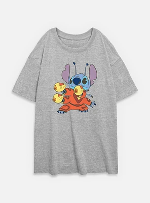 Disney Lilo & Stitch Blasters Womens Oversized T-Shirt