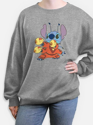 Disney Lilo & Stitch Blasters Womens Oversized Sweatshirt