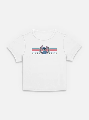 Disney Lilo & Stitch Collegiate Aloha Ohana Womens Baby T-Shirt