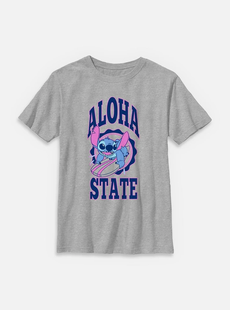 Disney Lilo & Stitch Aloha State Surf Youth T-Shirt