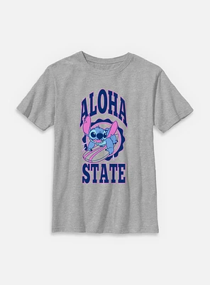 Disney Lilo & Stitch Aloha State Surf Youth T-Shirt