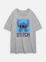 Disney Lilo & Stitch Bashful Womens Oversized T-Shirt