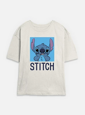 Disney Lilo & Stitch Bashful Womens Skimmer T-Shirt