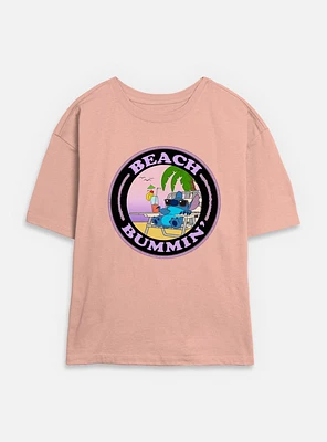 Disney Lilo & Stitch Beach Bummin' Womens Skimmer T-Shirt