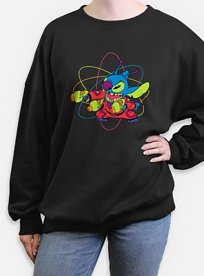 Disney Lilo & Stitch Blaster Sitch Womens Oversized Sweatshirt