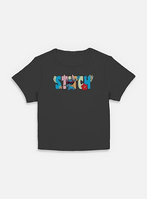 Disney Lilo & Stitch Tropic Shades Name Womens Baby T-Shirt