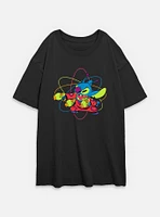 Disney Lilo & Stitch Blaster Sitch Womens Oversized T-Shirt