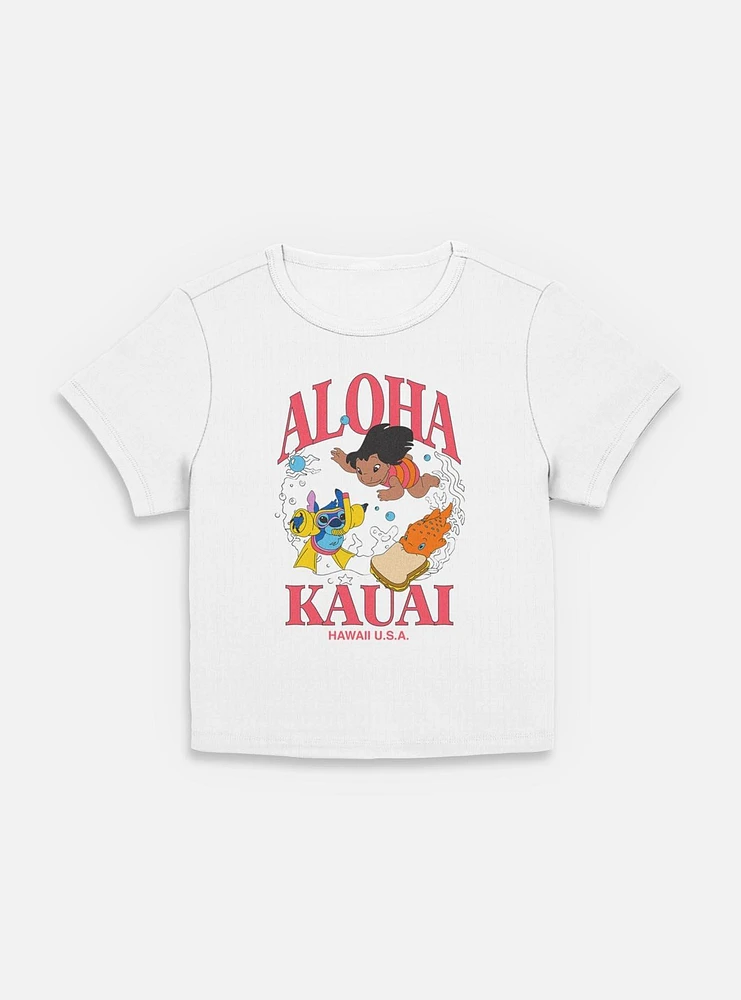 Disney Lilo & Stitch Aloha Kauai Womens Baby T-Shirt